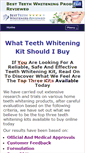 Mobile Screenshot of bestteethwhitenersreviewed.com